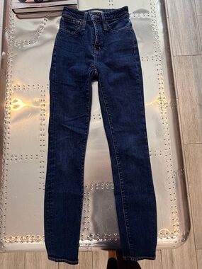 Madewell Dark Blue Skinny Jeans